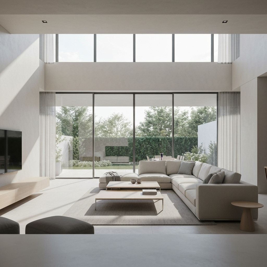 Modern minimalist interior